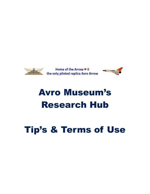 - Research Tips & Terms of Use -