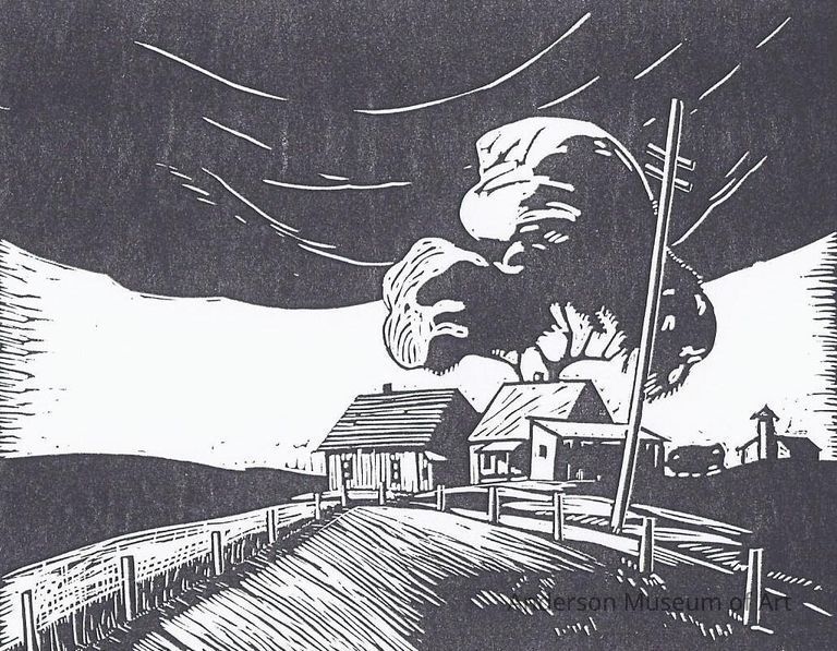          Untitled (Farm Under a Stormy Sky) picture number 1
   