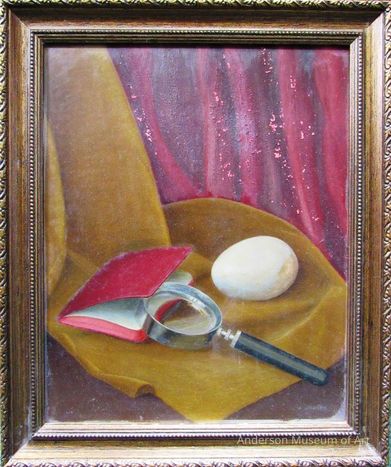          Untitled (Still Life of Egg, Book, and Magnifying Glass) picture number 1
   