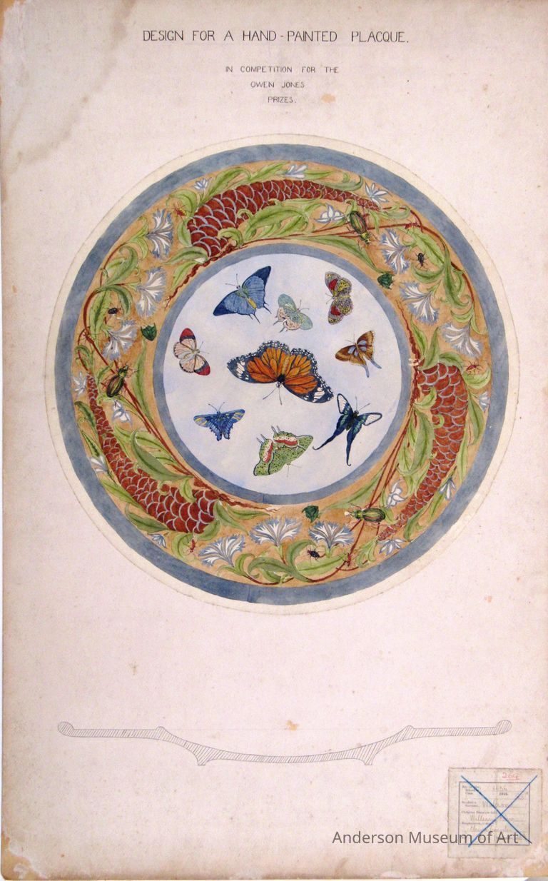          Design for a Hand-Painted Placque picture number 1
   