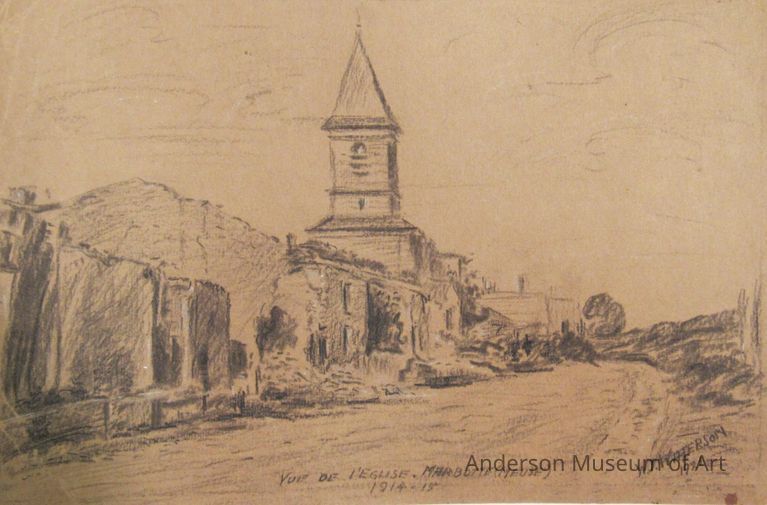          Vue de l'eglise. Marbotte (Meuse) 1914-15 picture number 1
   