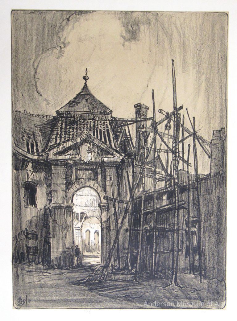          Gate to the Bishop's Place, Verdun, France picture number 1
   