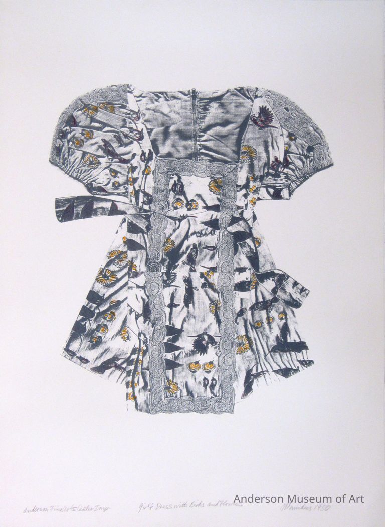          Girl's Dress with Birds and Flowers: New Harmony Suite picture number 1
   