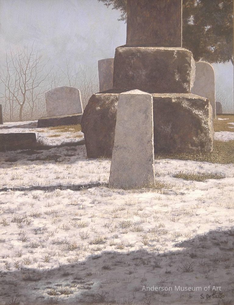          Snow Covered Cemetery - Late Afternoon picture number 1
   