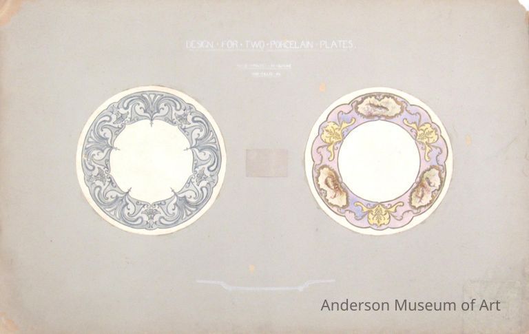          Two Designs for Porcelain Plates picture number 1
   