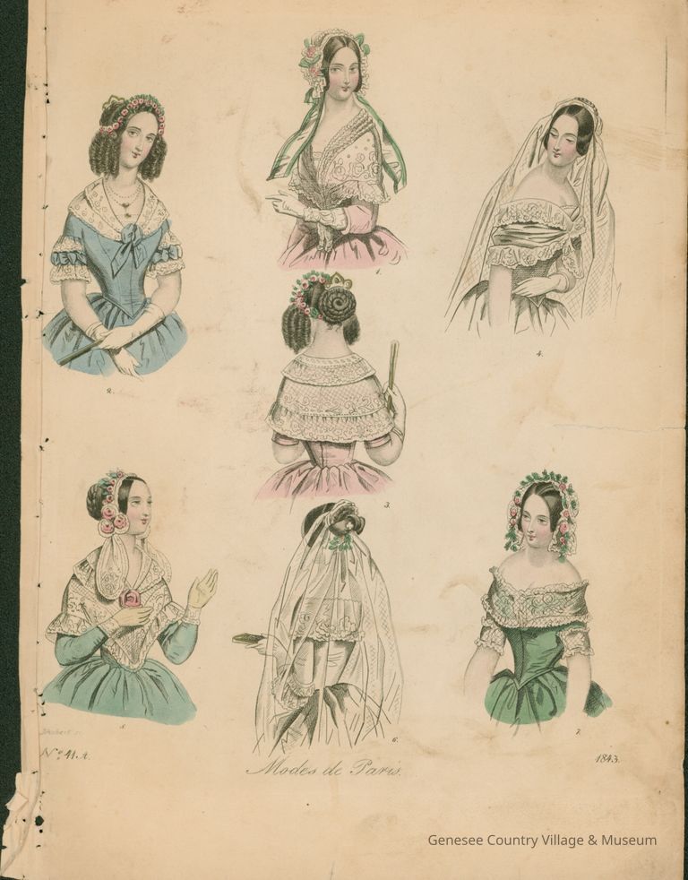 Modes de Paris 1843, No. 41 A