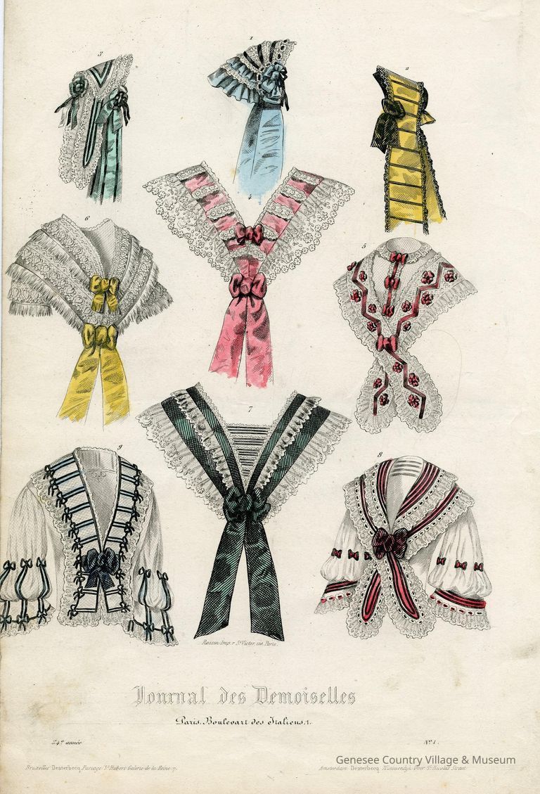 3 Headdresses, 6 Bodice Coverings