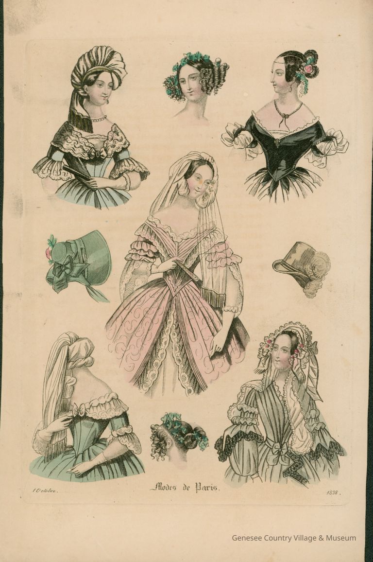 Modes de Paris, October 1838
