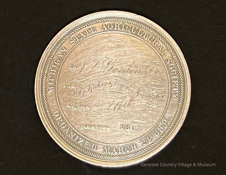 Michigan State Agricultural Society Medal - Image 2