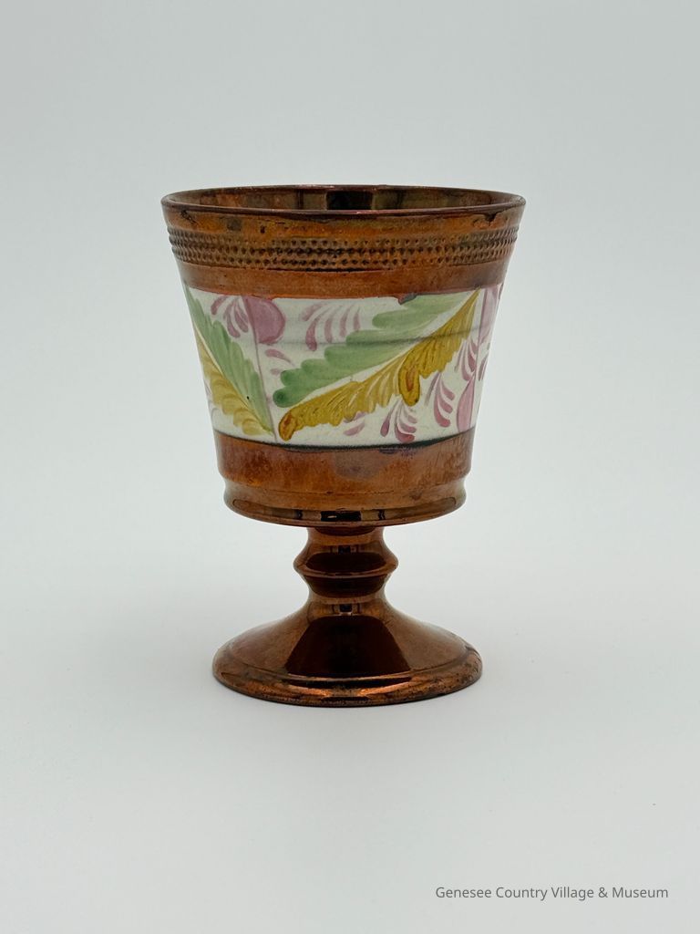 Copper Luster Goblet