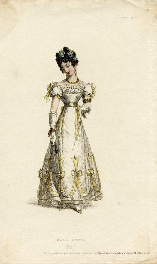 Ball Dress, Yellow Looped Ribbon Ornament - Image 2