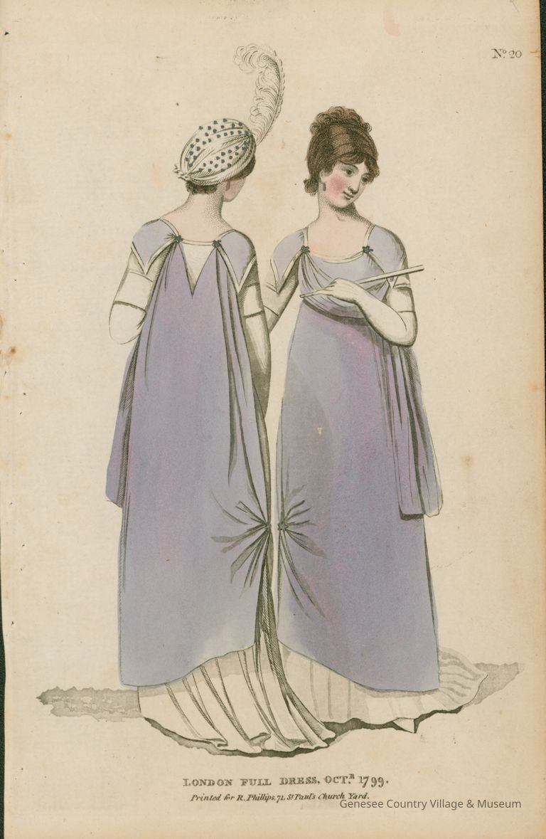 2 Ladies, 2 Views of Purple Dress