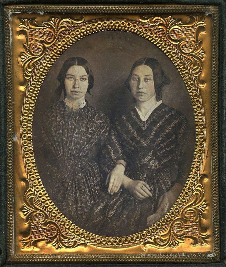 2 Ladies in Print Dresses