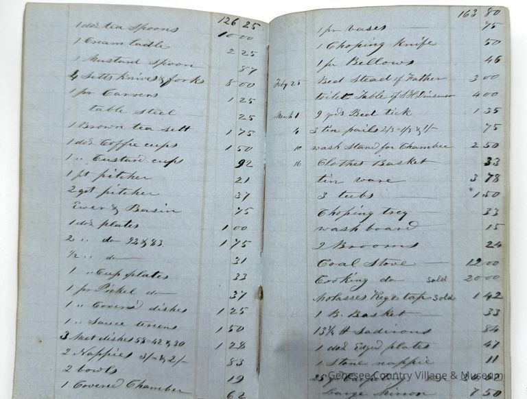 Ledger of F. A. Cushing - Image 3