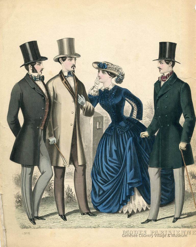 6 Men and a Woman in Riding Habit picture number 1
