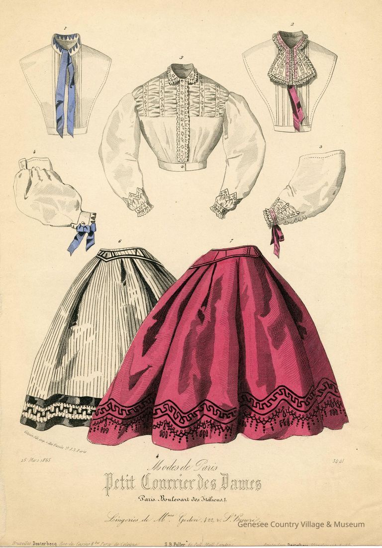 2 Skirts, A Shirt, 2 Chemisettes and Sleeves