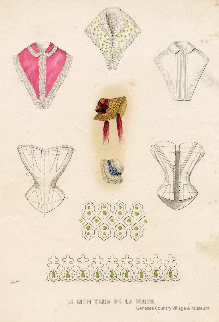 Corset, Pelerines, Embroidery