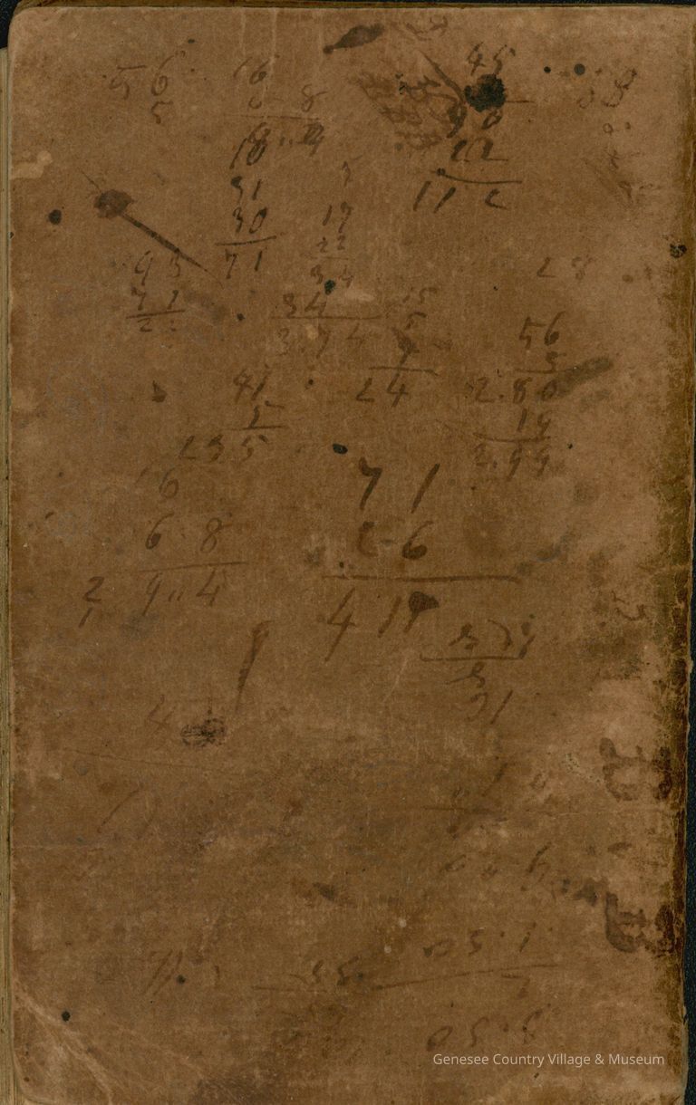 Shoemaker's Account Book Back