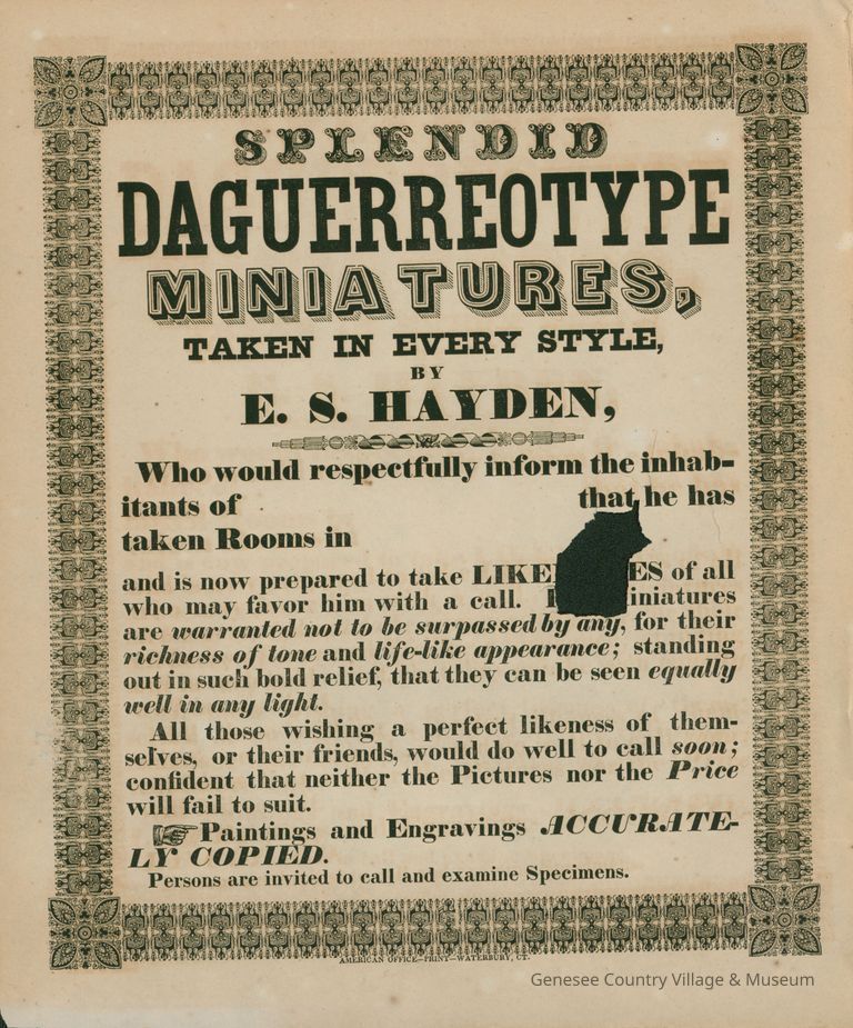 Daguerreotype Broadside