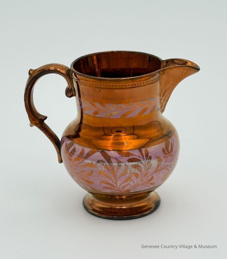 Copper Luster Pitcher