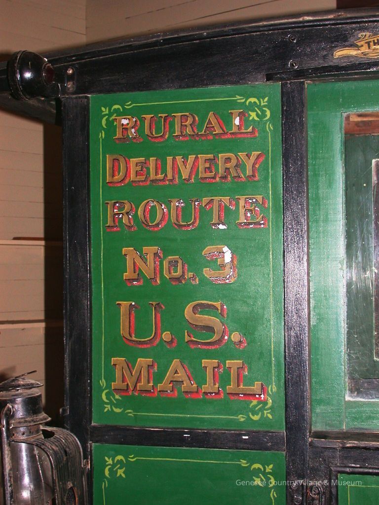 2004.107.1 Mail Wagon, Signage