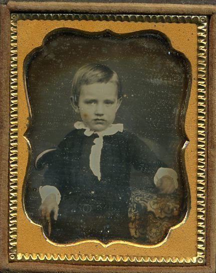 Boy in Pleated Bodice with Frill