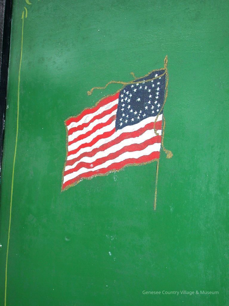 2004.107.1 Mail Wagon, Flag 2