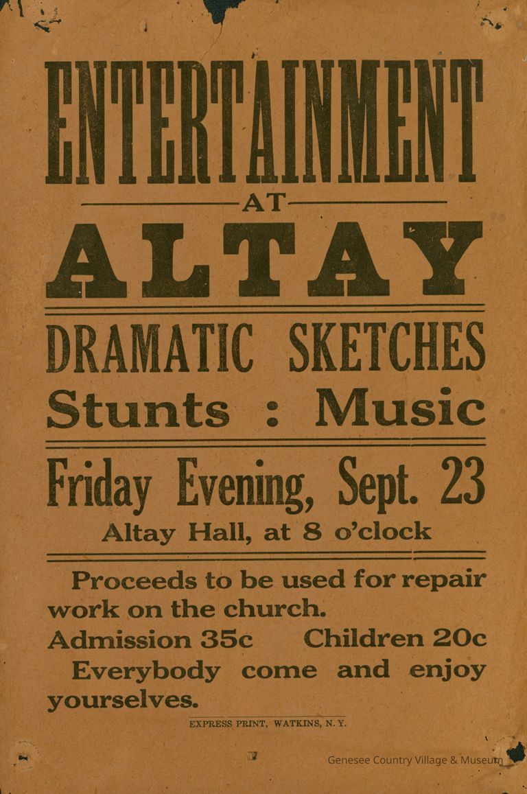 Altay Handbill