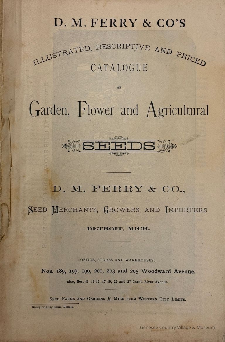 D. M. Ferry Seed Catalog