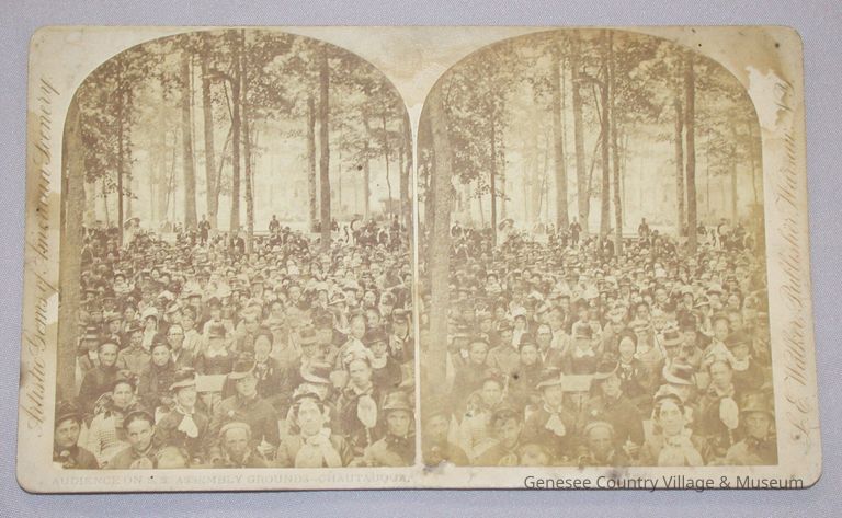 Audience on S. S. Assembly Grounds - Chautauqua.