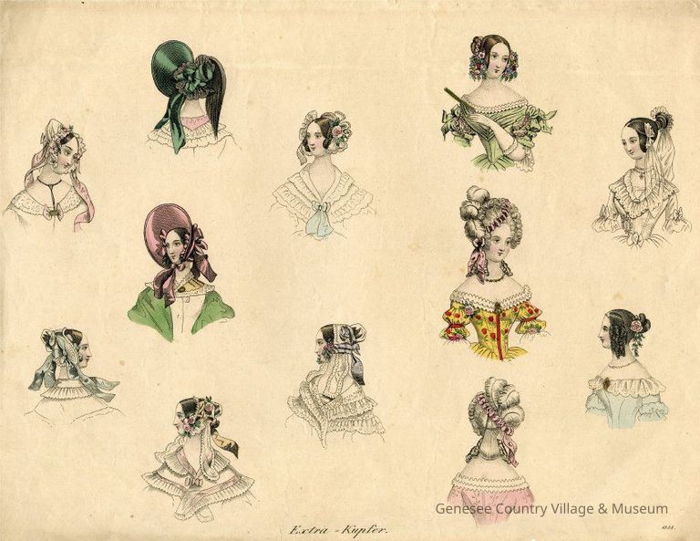 12 Heads Including Front and Back 18th Century Style - Image 2