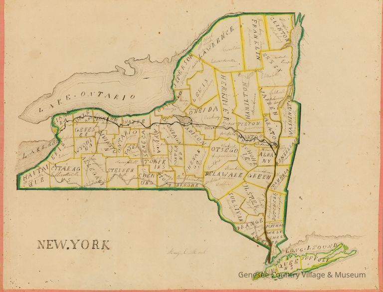 Map of New York State