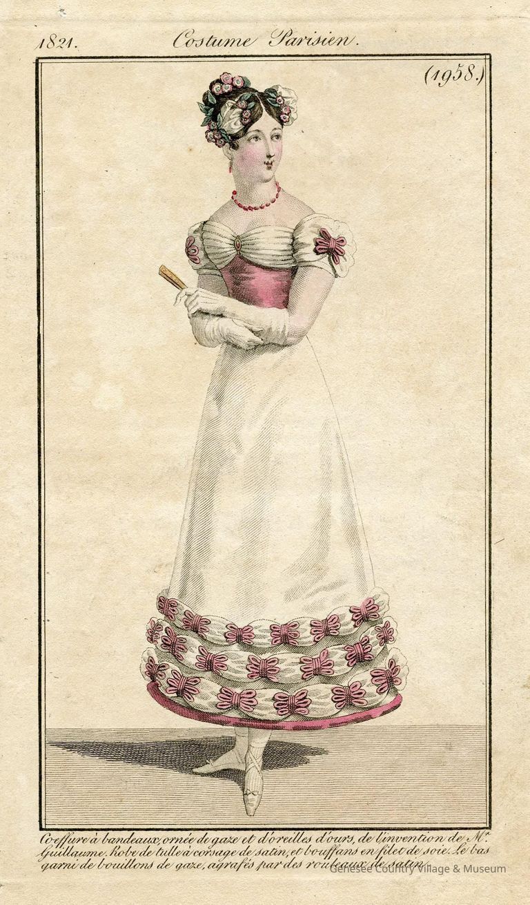 Ball Gown with Pink Bows