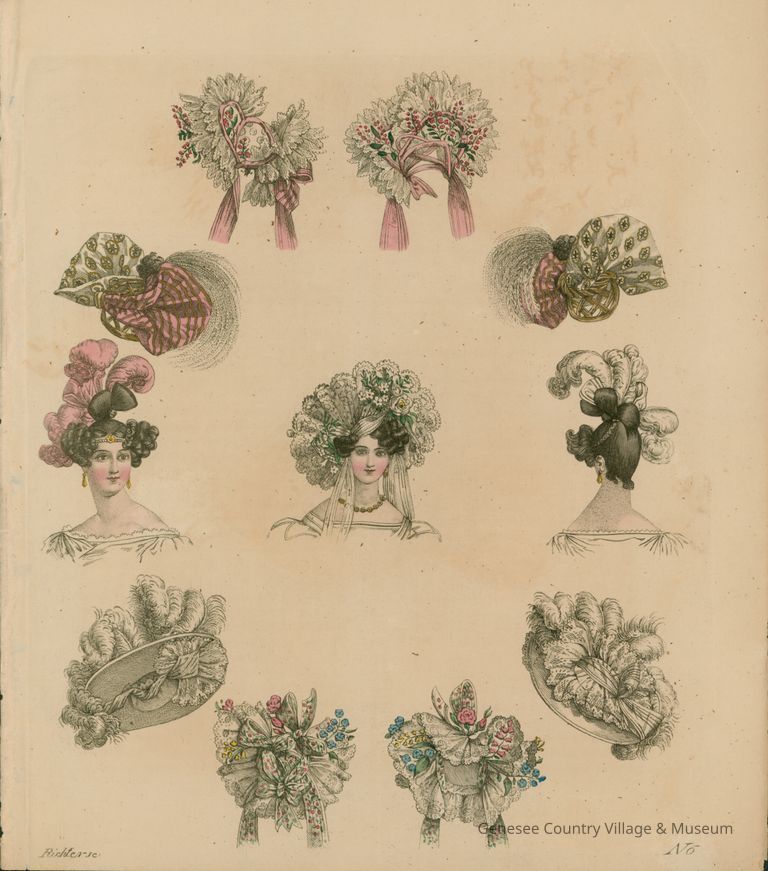 Bonnets, Lingerie Caps, and Turbans