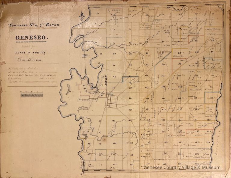 Map of Geneseo, New York
