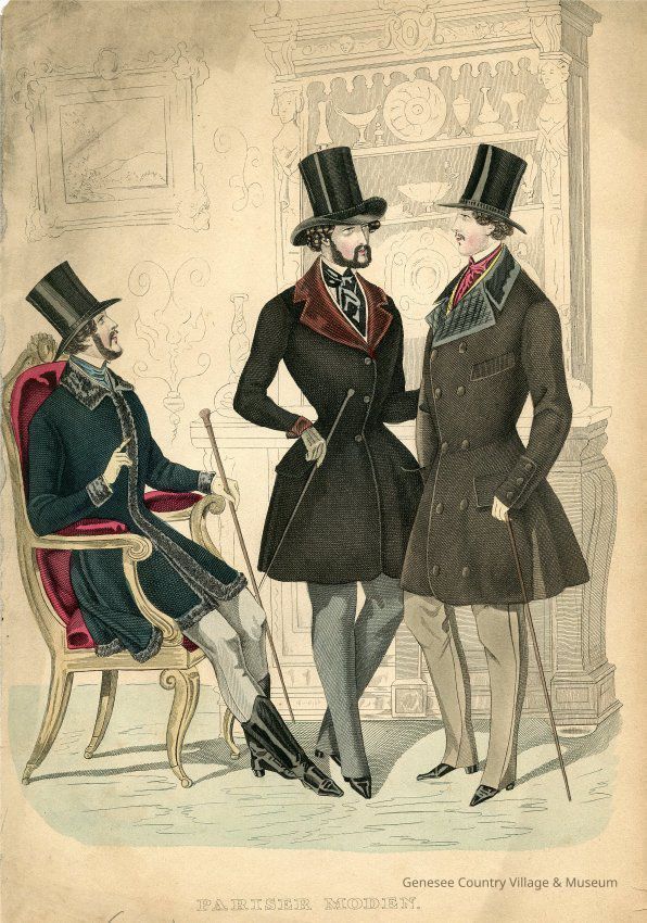 3 Men with Canes, In Warm Coats - Image 2