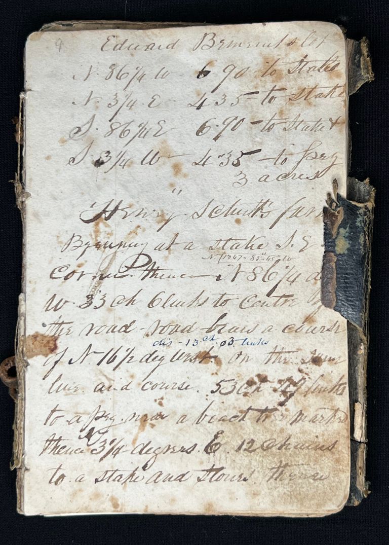 Land Surveyor's Field Notebook