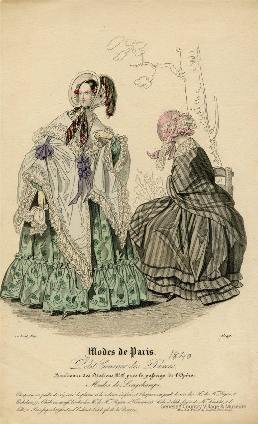 2 Ladies Under a Tree, One in Elaborate Mantle - Image 2