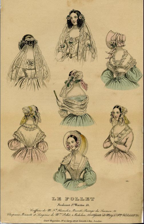 7 Torsos, Displaying Veils and Deep V Necks
