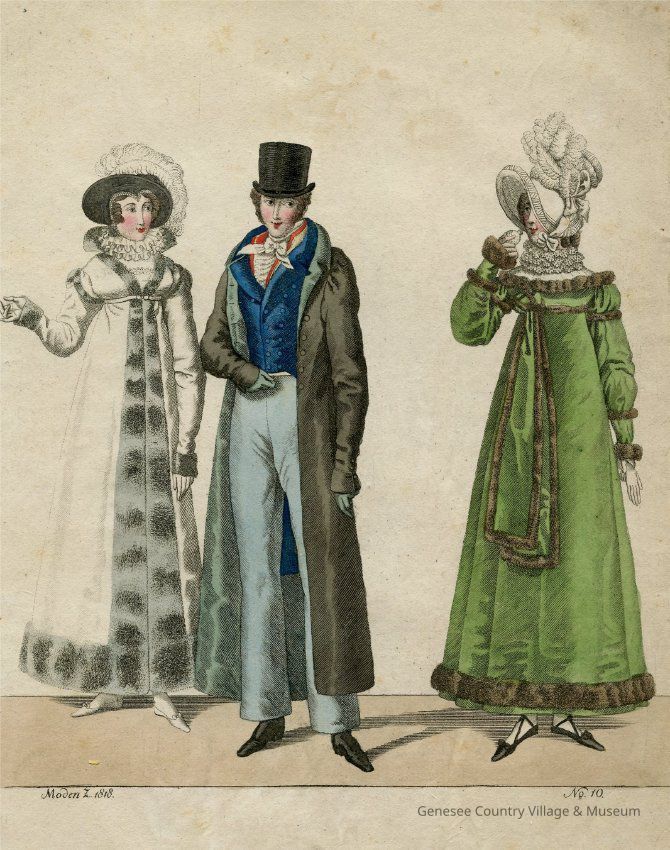 2 Ladies and a Man in a Long Overcoat - Image 2