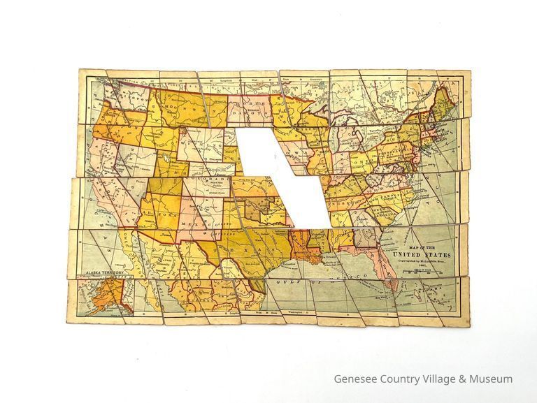 Puzzle of the United States, 1887 - Image 2
