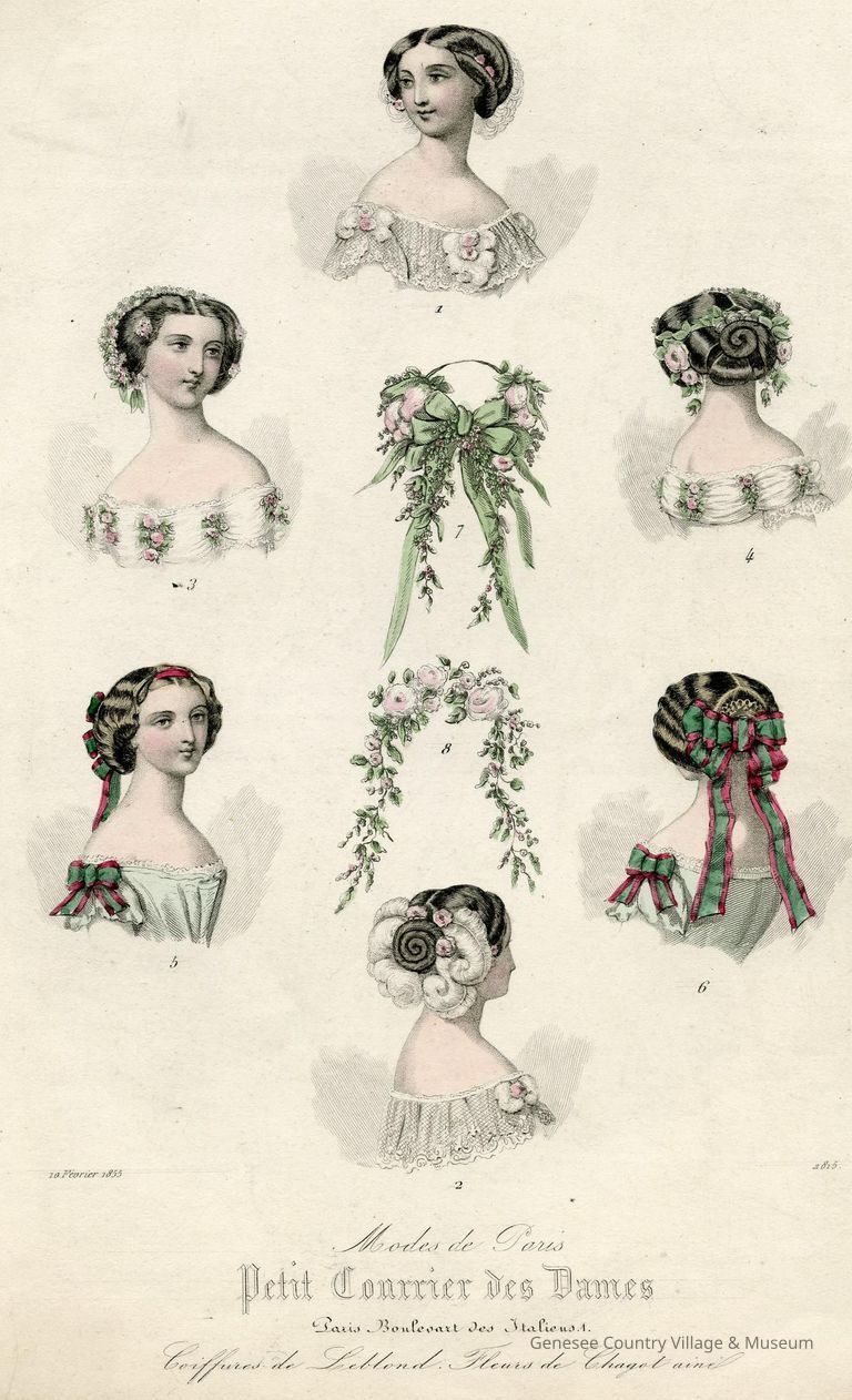 2 Ball Headdresses, F/B 3 Coiffures