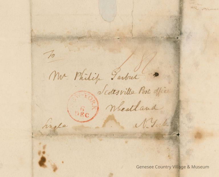 Letter from Eli Hart to Phillip Garbut, 1823 - Image 2