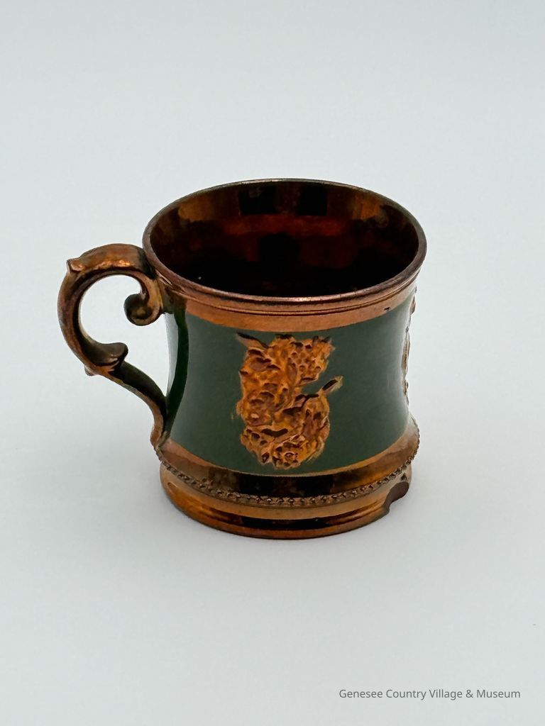 Copper Luster Teacup