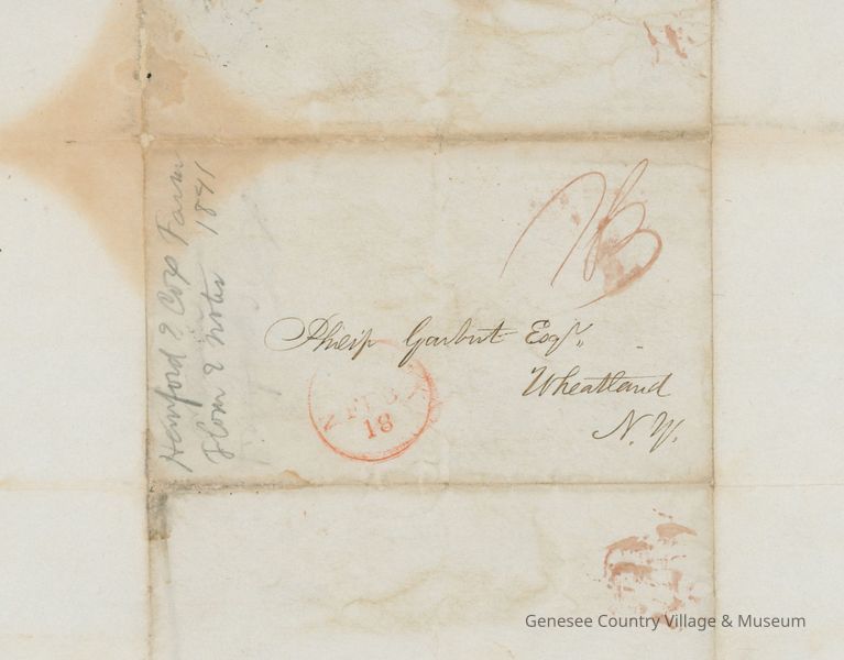 Letter from Snydam and Lage to Philip Garbut, 1841 - Image 2