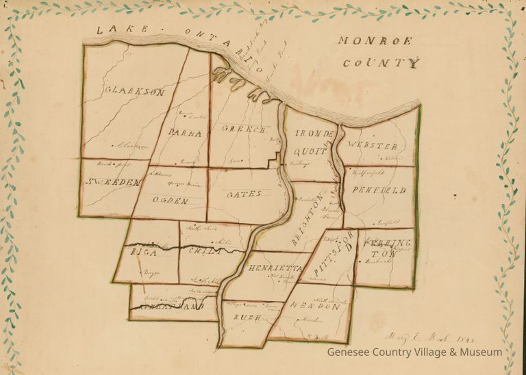 Map of Monroe County