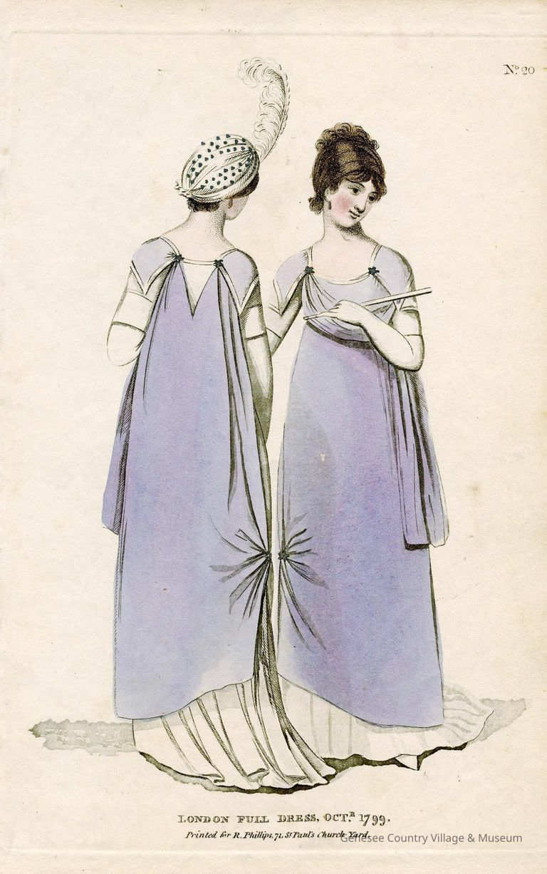 2 Ladies, 2 Views of Purple Dress