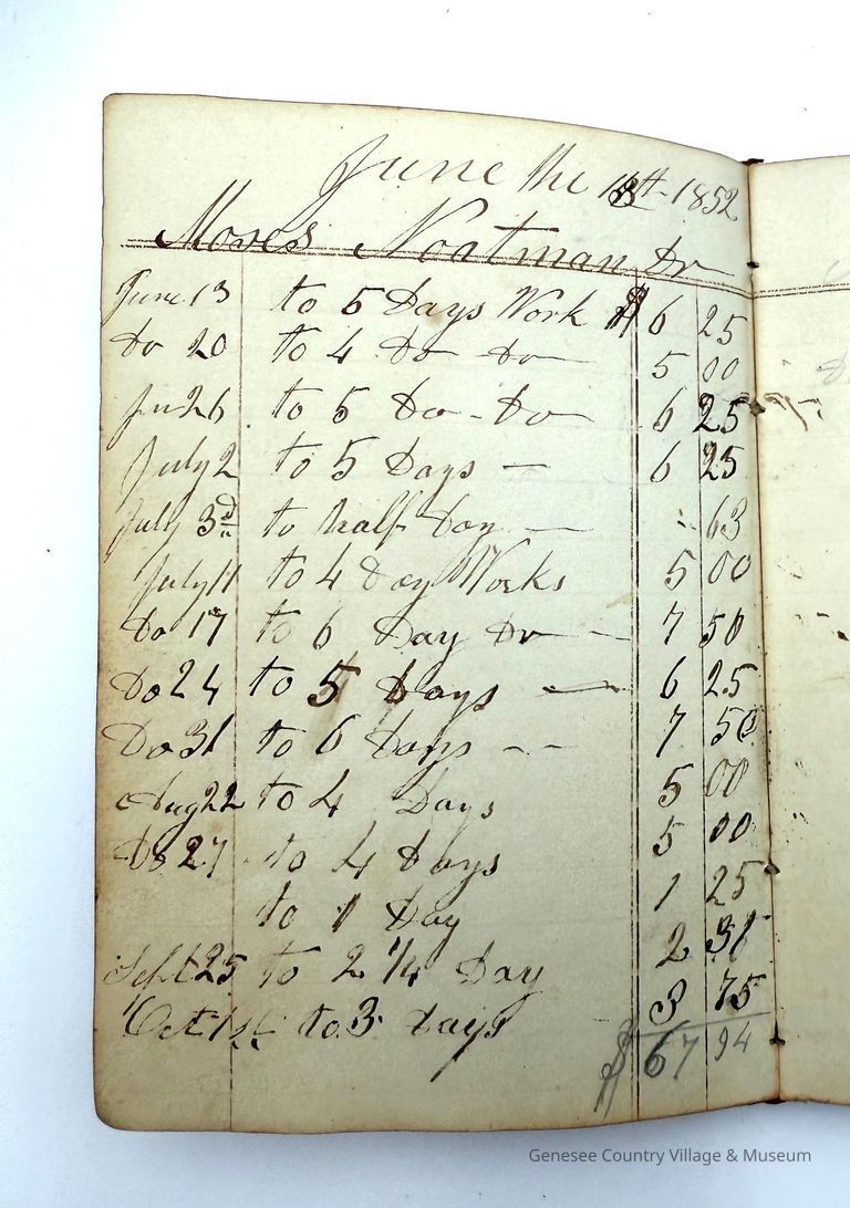 Account Book of Peter Prine, Cabinet Maker - Image 6