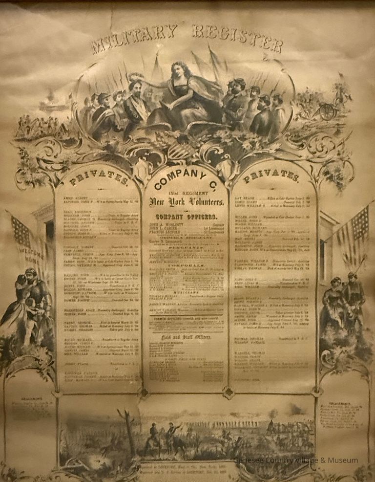 Military Register, Company C, NY 151st