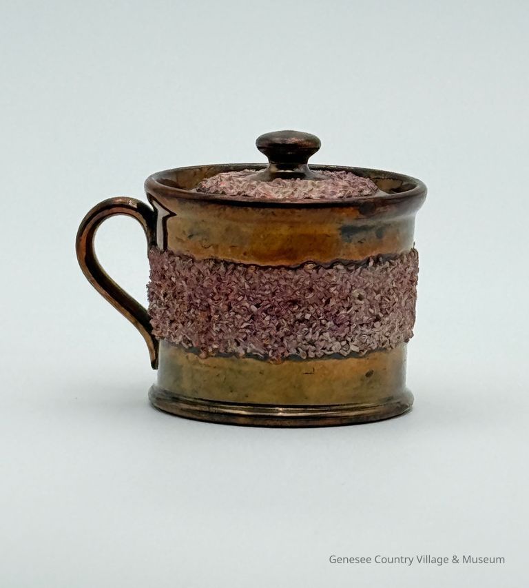 Copper Luster Sugar Bowl